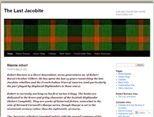 Tablet Screenshot of lastjacobite.wordpress.com