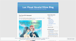 Desktop Screenshot of luxhime.wordpress.com