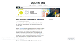 Desktop Screenshot of lida360.wordpress.com