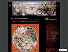 Tablet Screenshot of cyclemaster.wordpress.com