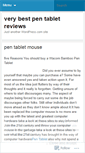 Mobile Screenshot of idealpentabletreviews.wordpress.com