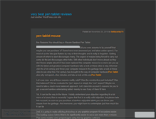 Tablet Screenshot of idealpentabletreviews.wordpress.com