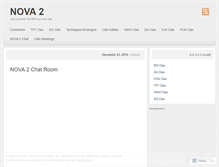 Tablet Screenshot of nova2clans.wordpress.com