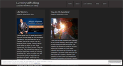 Desktop Screenshot of luvinthyself.wordpress.com