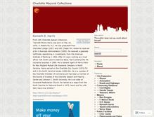 Tablet Screenshot of charlottemayoralcollections.wordpress.com