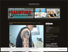 Tablet Screenshot of dreamtimetattoo.wordpress.com