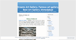 Desktop Screenshot of famousartistsgallery.wordpress.com