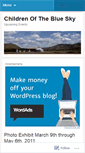 Mobile Screenshot of childrenofthebluesky.wordpress.com
