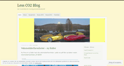 Desktop Screenshot of lessco2.wordpress.com