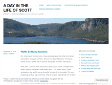 Tablet Screenshot of mrscotto.wordpress.com
