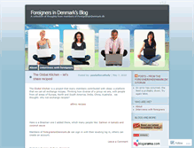 Tablet Screenshot of foreignersindenmark.wordpress.com