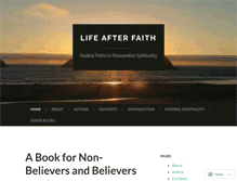 Tablet Screenshot of afterfaith.wordpress.com