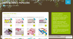 Desktop Screenshot of papelerie.wordpress.com