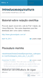 Mobile Screenshot of introducaoaquicultura.wordpress.com