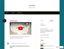 Tablet Screenshot of beeoclock.wordpress.com