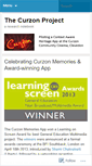 Mobile Screenshot of curzonproject.wordpress.com