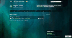 Desktop Screenshot of csprojectdepot.wordpress.com