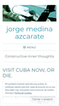 Mobile Screenshot of jorgemedinaazcarate.wordpress.com