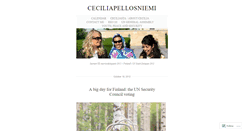 Desktop Screenshot of ceciliapellosniemi.wordpress.com