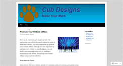 Desktop Screenshot of cubdesigns.wordpress.com