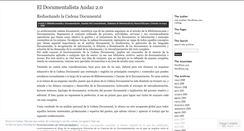 Desktop Screenshot of documentalista2audaz.wordpress.com