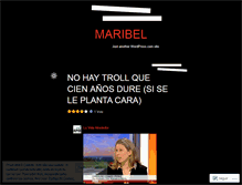 Tablet Screenshot of maribeldearanoa.wordpress.com