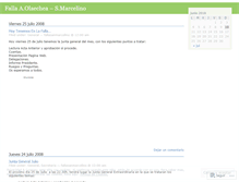 Tablet Screenshot of fallasanmarcelino.wordpress.com