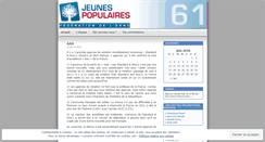 Desktop Screenshot of jeunesump61.wordpress.com