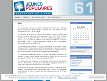 Tablet Screenshot of jeunesump61.wordpress.com