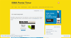 Desktop Screenshot of ismakuantan.wordpress.com