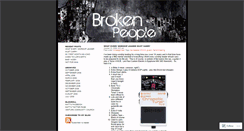 Desktop Screenshot of brokenpeople.wordpress.com