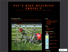Tablet Screenshot of buildingmybike.wordpress.com