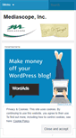 Mobile Screenshot of mediascopeinc.wordpress.com