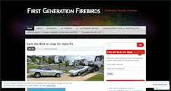 Desktop Screenshot of firstgenfirebirds.wordpress.com