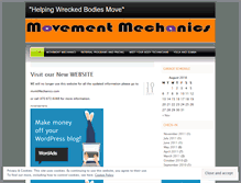 Tablet Screenshot of mybodygarage.wordpress.com
