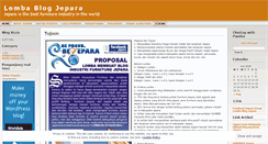 Desktop Screenshot of lombablogjepara.wordpress.com