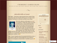 Tablet Screenshot of chimericgames.wordpress.com