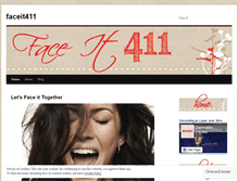 Tablet Screenshot of faceit411.wordpress.com