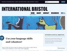 Tablet Screenshot of internationalbristol.wordpress.com