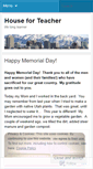 Mobile Screenshot of houseforteacher.wordpress.com