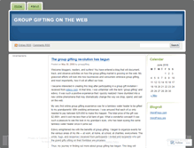 Tablet Screenshot of groupgift.wordpress.com