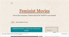 Desktop Screenshot of feministmovies.wordpress.com