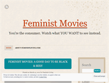 Tablet Screenshot of feministmovies.wordpress.com