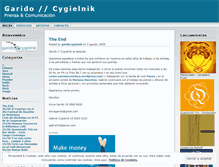 Tablet Screenshot of garidocygielnik.wordpress.com