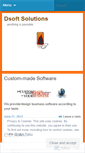 Mobile Screenshot of dsoftsolutions.wordpress.com