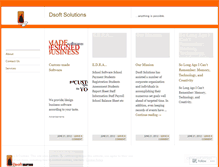 Tablet Screenshot of dsoftsolutions.wordpress.com