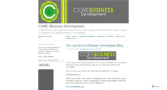 Desktop Screenshot of corebizdev.wordpress.com