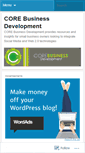 Mobile Screenshot of corebizdev.wordpress.com