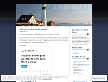 Tablet Screenshot of lighthousestories.wordpress.com