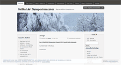 Desktop Screenshot of gailtalartsymposium2011.wordpress.com